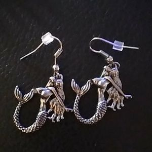 Mermaid drop earrings